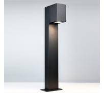 Садово-парковый светильник General Lighting Systems General серия Вектор квадратный малый (117*136*500), GPF-MR16-GU10-S-IP65, патрон GU10, под лампу до 50Вт, корпус металл, черный 662304