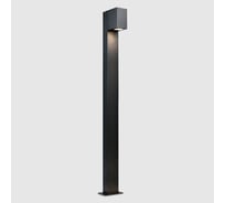 Садово-парковый светильник General Lighting Systems General серия Вектор квадратный средний (117*136*1000), GPF-MR16-GU10-S-IP65, патрон GU10, под лампу до 50Вт, корпус металл, черный 662306
