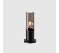 Садово-парковый светильник General Lighting Systems General серия Элегант малый (90*300), GPF-E27-M-IP65, патрон Е27, под лампу до 50Вт, корпус металл + пластик, черный+дымчатый 662312