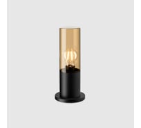 Садово-парковый светильник General Lighting Systems General серия Элегант малый (90*300), GPF-E27-M-IP65, патрон Е27, под лампу до 50Вт, корпус металл + пластик, черный+золотой 662310