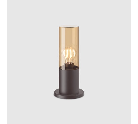 Садово-парковый светильник General Lighting Systems General серия Элегант малый (90*300), GPF-E27-M-IP65, патрон Е27, под лампу до 50Вт, корпус металл + пластик, графит+золотой 662311 1
