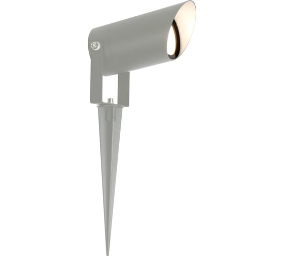 Садово-парковый светильник General Lighting Systems General серия Архилюкc GPF-MR16-GU10-R-IP65, патрон GU10, под лампу до 50Вт, свет направленный с козырьком, корпус металл + стекло, графит 662436