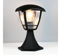 Садово-парковый светильник General Lighting Systems General серия Пушкинский малый (165*170*290), GPF-E27-M-IP65, патрон Е27, под лампу до 50Вт, корпус пластик, черный 662449