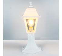 Садово-парковый светильник General Lighting Systems General серия Пушкинский средний (165*150*405), GPF-E27-M-IP65, патрон Е27, под лампу до 50Вт, корпус пластик + стекло, белый 662452