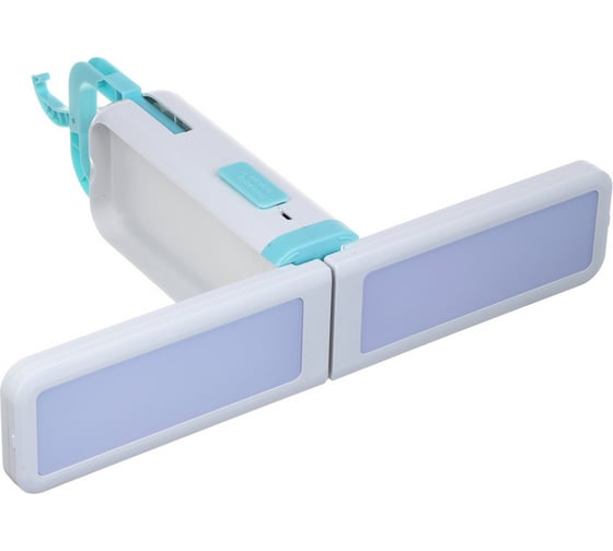 Фонарь-светильник ЕРМАК LED, 3 режима, 1200мАч, пластик, 73x48x157, функция Power-bank, зарядка USB 223-079
