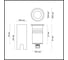Встраиваемый грунтовый светильник ODEON LIGHT 3W INGRO 6660/1GL3 4