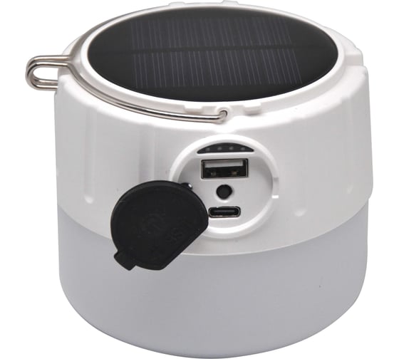 Фонарь Gauss кемпинговый модель GFL005 11W 410lm Li-ion 1200mAh Solar LED GF005
