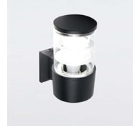 Фасадный светильник General Lighting Systems Апофема одинарный (108*160*200), GWL-Е27-M-IP65, патрон Е27, под лампу до 50Вт, корпус металл + пластик, черный 662510