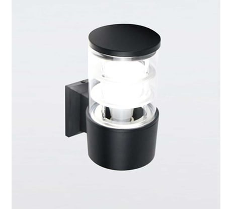 Фасадный светильник General Lighting Systems Апофема одинарный (108*160*200), GWL-Е27-M-IP65, патрон Е27, под лампу до 50Вт, корпус металл + пластик, черный 662510