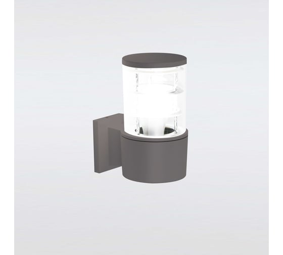 Фасадный светильник General Lighting Systems Апофема одинарный (108*160*200), GWL-Е27-M-IP65, патрон Е27, под лампу до 50Вт, корпус металл + пластик, графит 662511 1