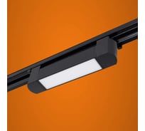 Светильник трековый iSVET TRK-104 20 Вт, однофазный линейный матовый, черный TRK-104-4-5