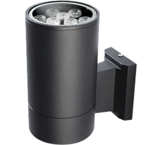 Светильник светодиодный архитектурный Jazzway PWL-200110/30D 1x9Вт 3000K BL черный фасадный 230В/50Гц IP65 5064614