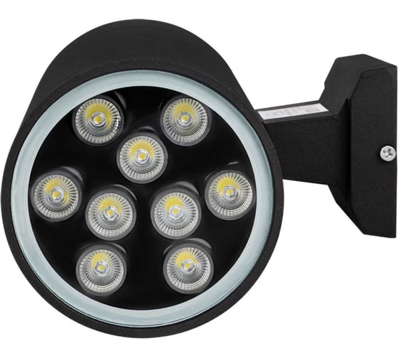 Светильник светодиодный архитектурный Jazzway PWL-200110/30D 1x9Вт 3000K BL черный фасадный 230В/50Гц IP65 5064614