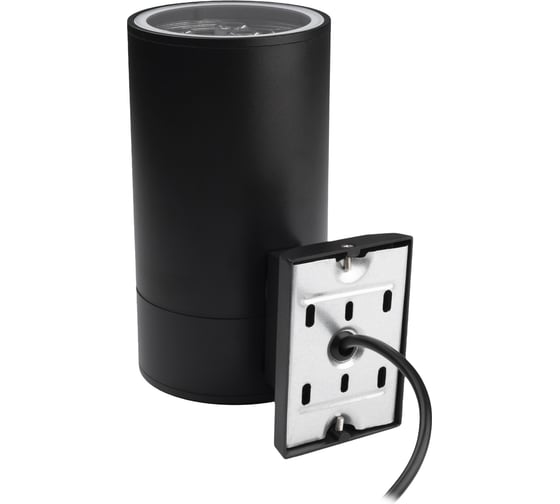 Светильник светодиодный архитектурный Jazzway PWL-200110/30D 1x9Вт 3000K BL черный фасадный 230В/50Гц IP65 5064614