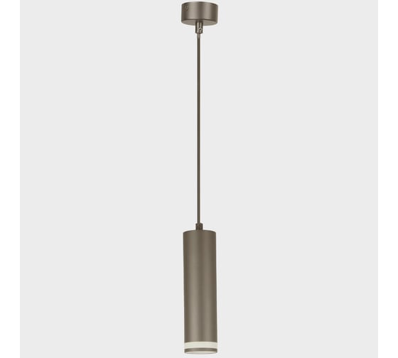 Потолочный светильник General Lighting Systems General на подвесе серия Башня (D55*H200мм) GWL-GU10-M-IP20, патрон под лампу GU10, корпус металл, графит 661844