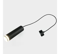 Потолочный светильник General Lighting Systems General на подвесе серия Башня (D55*H200мм) GWL-GU10-M-IP20, патрон под лампу GU10, корпус металл, черный 661843