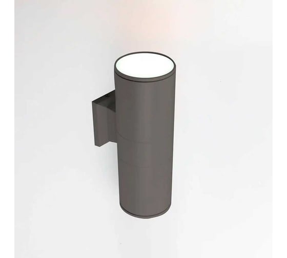Фасадный светильник General Lighting Systems Цилиндр двойной (90*140*260), GWL-2Е27-M-IP65, два патрона Е27, под лампу до 50Вт, корпус металл, графит 662506 1