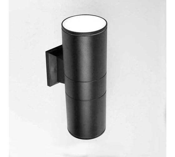 Фасадный светильник General Lighting Systems Цилиндр двойной (90*140*260), GWL-2Е27-M-IP65, два патрона Е27, под лампу до 50Вт, корпус металл, черный 662507 1