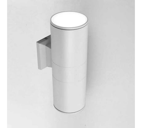 Фасадный светильник General Lighting Systems Цилиндр двойной (90*140*260), GWL-2Е27-M-IP65, два патрона Е27, под лампу до 50Вт, корпус металл, белый 662508