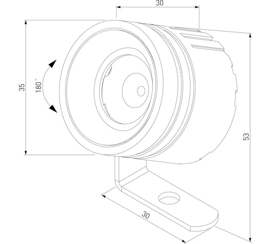 Светильник садово-парковый Elektrostandard Landscape 35190/S черный a a070269