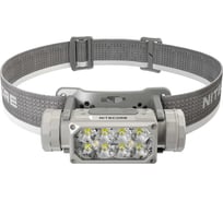 Налобный фонарь NITECORE HC65UHE Skyline Grey Skyline Grey 2000 люмен 222 метра 82 часа 1453