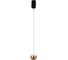 Подвесной светодиодный светильник Gerhort G52116/1BK GD+CL 1