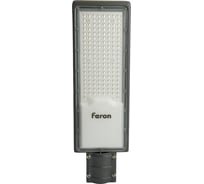 Уличный консольный светодиодный светильник FERON SP3035, 120W, 6400К, 10000Lm, IP65, черный, 41581