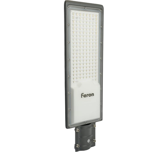 Уличный консольный светодиодный светильник FERON SP3035, 120W, 6400К, 10000Lm, IP65, черный, 41581