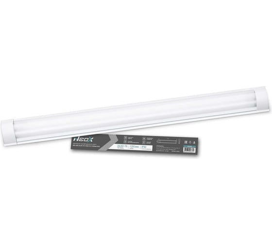 Светильник NEOX под светодиодную лампу SPO-405 2xLED-Т8-1200 G13 1200мм IP40 4690612053301 1
