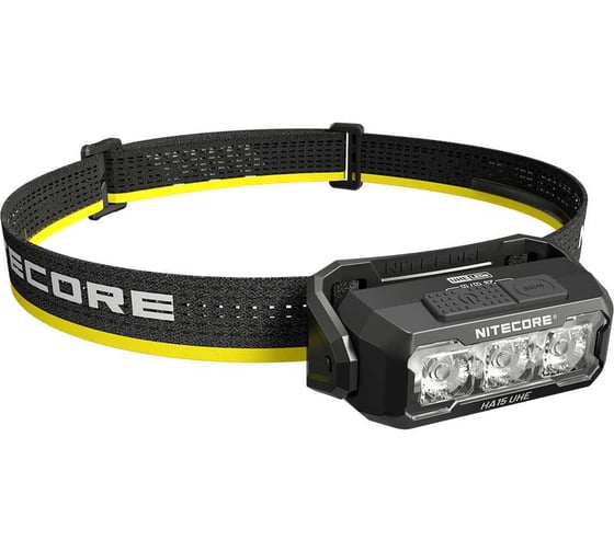 Налобный фонарь NITECORE HA15UHE 400 люмен 80 метров 114 часов 0586
