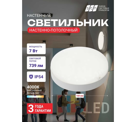 Светильник ЗСП Bubble LED-8-001 840 738408001