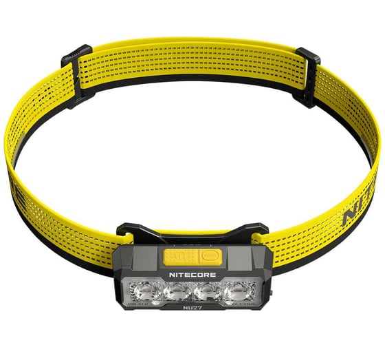 Налобный фонарь NITECORE NU27 Black UHE 600 люмен 57 часов 123 метра З/У USB-C АКБ Li-ion 3.7v 850mAh 0434