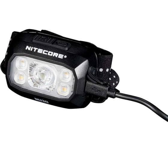 Налобный фонарь NITECORE NU30 4 NiteLab UHE LEDs + CRI_90 500 люмен 97 часов 130 метров 1245