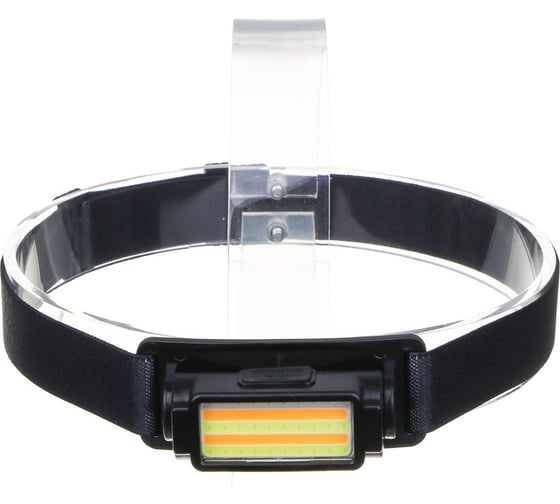 Фонарь налобный ЕРМАК LED+COB, 4 режима, 500мАч, зарядка Туре-С, 80x33x33 мм, пластик, красный свет 221-098