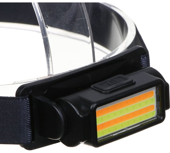 Фонарь налобный ЕРМАК LED+COB, 4 режима, 500мАч, зарядка Туре-С, 80x33x33 мм, пластик, красный свет 221-098