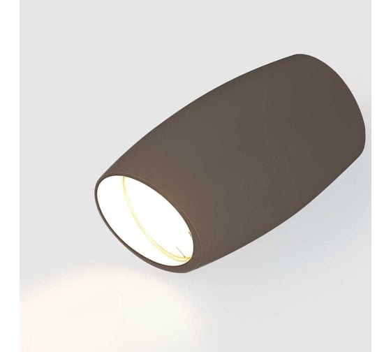 Накладной светильник General Lighting Systems Бочонок (D65*H110) GWL-GU10-M-IP20, скошенный верх 661853 1
