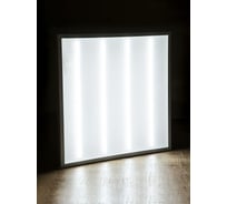 Панель светодиодная iSVET 36 Вт, 6500К, рассеиватель призма, офисный, потолочный, светильник армстронг, холодный, 4шт UPL-107-1-6-4