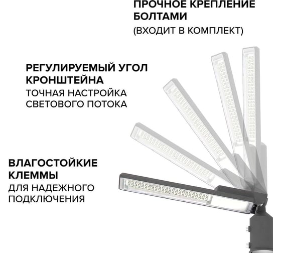 Уличный светильник WOLTA 150Вт 5700К IP65 18000лм STL-150W/03