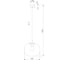 Подвесной светильник TK Lighting со стеклянным плафоном 4972 Vibe черный a068718 2