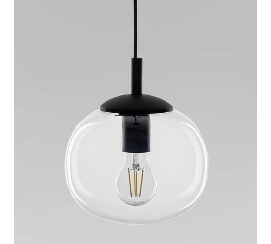 Подвесной светильник TK Lighting со стеклянным плафоном 5823 Vibe черный a068726
