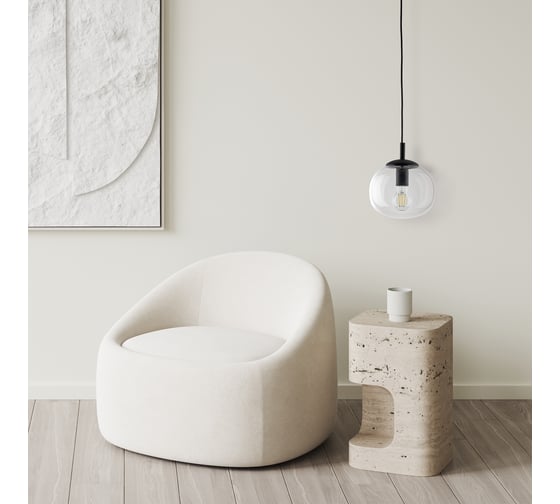 Подвесной светильник TK Lighting со стеклянным плафоном 5823 Vibe черный a068726