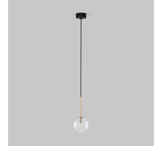 Подвесной светильник TK Lighting со стеклянным плафоном 5941 Nilos золото a068677