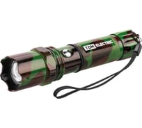 Фонарь TDM ELECTRIC Тактика 4, аккум., 1 LED 5 Вт CREE, 170 лм, алюм., фокус., 1х18650, SQ0350-0053