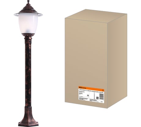 Светильник TDM ELECTRIC Прага Эл-11-73-100М 60 Вт Е27 напольный на стойке h-1.0 м медь SQ0330-0518