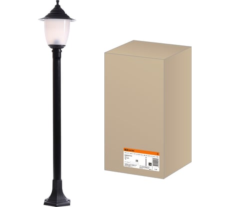 Светильник TDM ELECTRIC Прага Эл-11-73-125 60 Вт Е27 напольный на стойке h-1.25 м черный SQ0330-0519