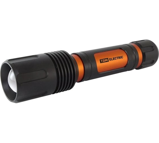 Фонарь TDM ELECTRIC Титан 1 20 Вт 1 светодиод CREE 2000 лм, 2х18650 3.7 В 2200 мА*ч, IPX7, ЗУ, SQ0350-0060