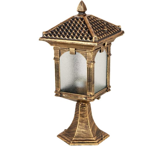 Светильник уличный TDM ELECTRIC "Самурай" 60 Вт, стойка, шагрень/бронза, Е27 SQ0330-0078