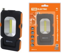 Переносной светодиодный фонарь TDM ELECTRIC ФП4, 1 Вт LED+3 Вт COB, 110 лм, 3хААА, SQ0350-0098
