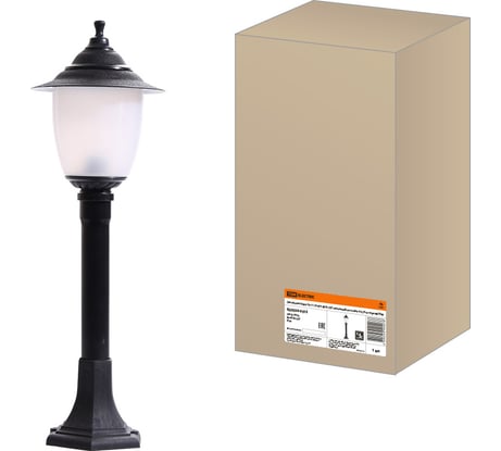 Светильник TDM ELECTRIC Прага Эл-11-73-075 60 Вт Е27 напольный на стойке h-0.75 м черный SQ0330-0513