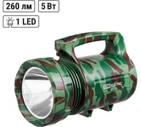 Фонарь TDM ELECTRIC Тактика 3, прожектор аккум., 1 LED 5 Вт CREE, 260 лм, Li-Ion 4 А*ч, SQ0350-0052